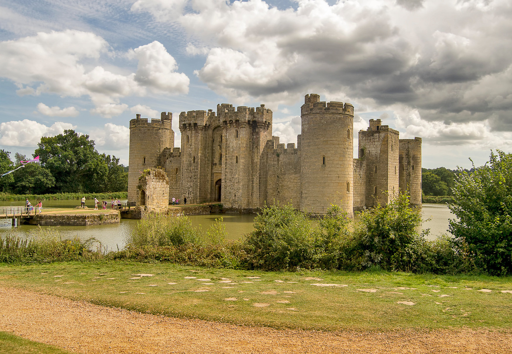 Bodiam Castle In East Sussex